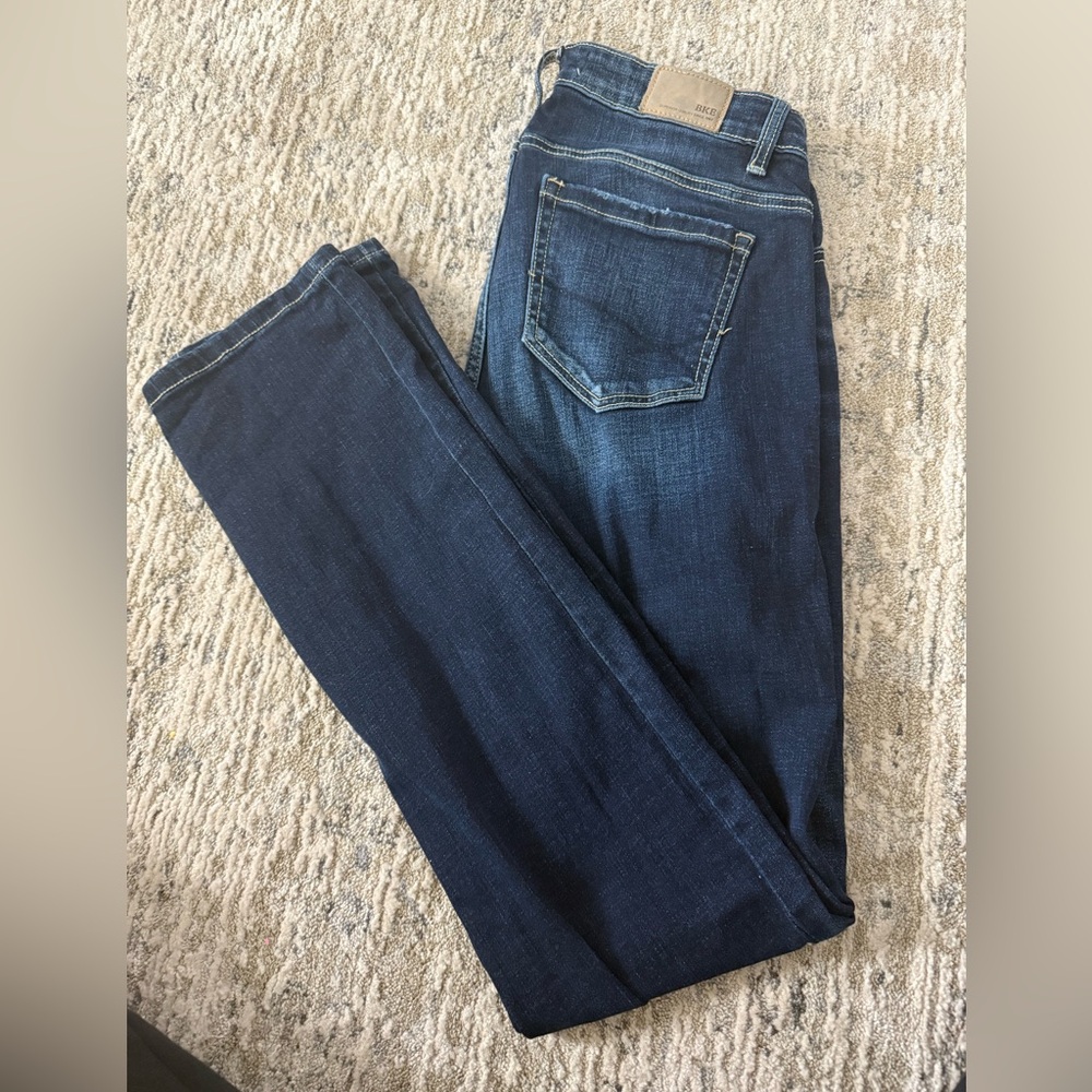 BKE Straight Leg Blue Jeans Classic Denim